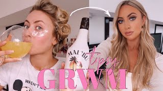0-100 Tipsy GRWM! first girls night since lockdown & using all of my fave products!!