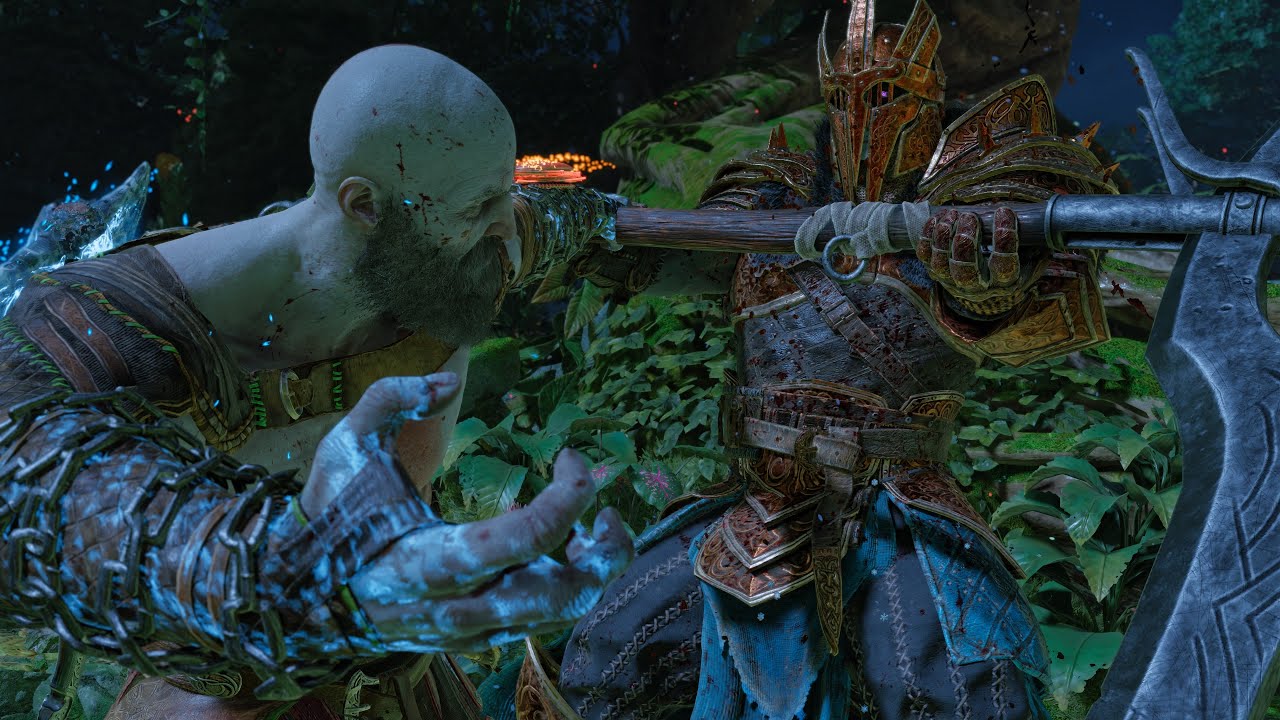 KRATOS vs. FISKE | NO DAMAGE - God of War: Ragnarok (Give Me God of War)