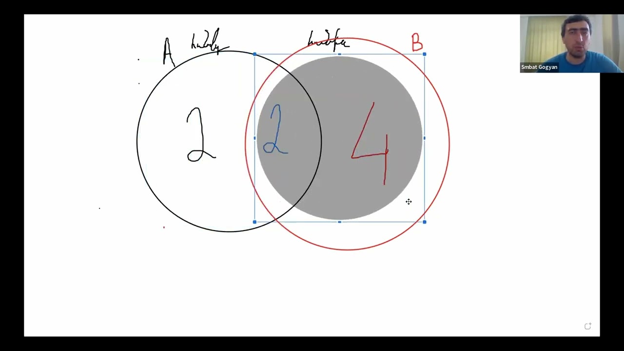 Ուսուցչական քննարկումներ 74 - Պատահարների միավորման և հատման հավանականությունը