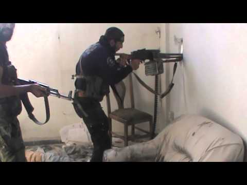 ابطال كتيبة اسود العمري ضمن معركة ذات السلاسل درعا المحطة الله اكبر