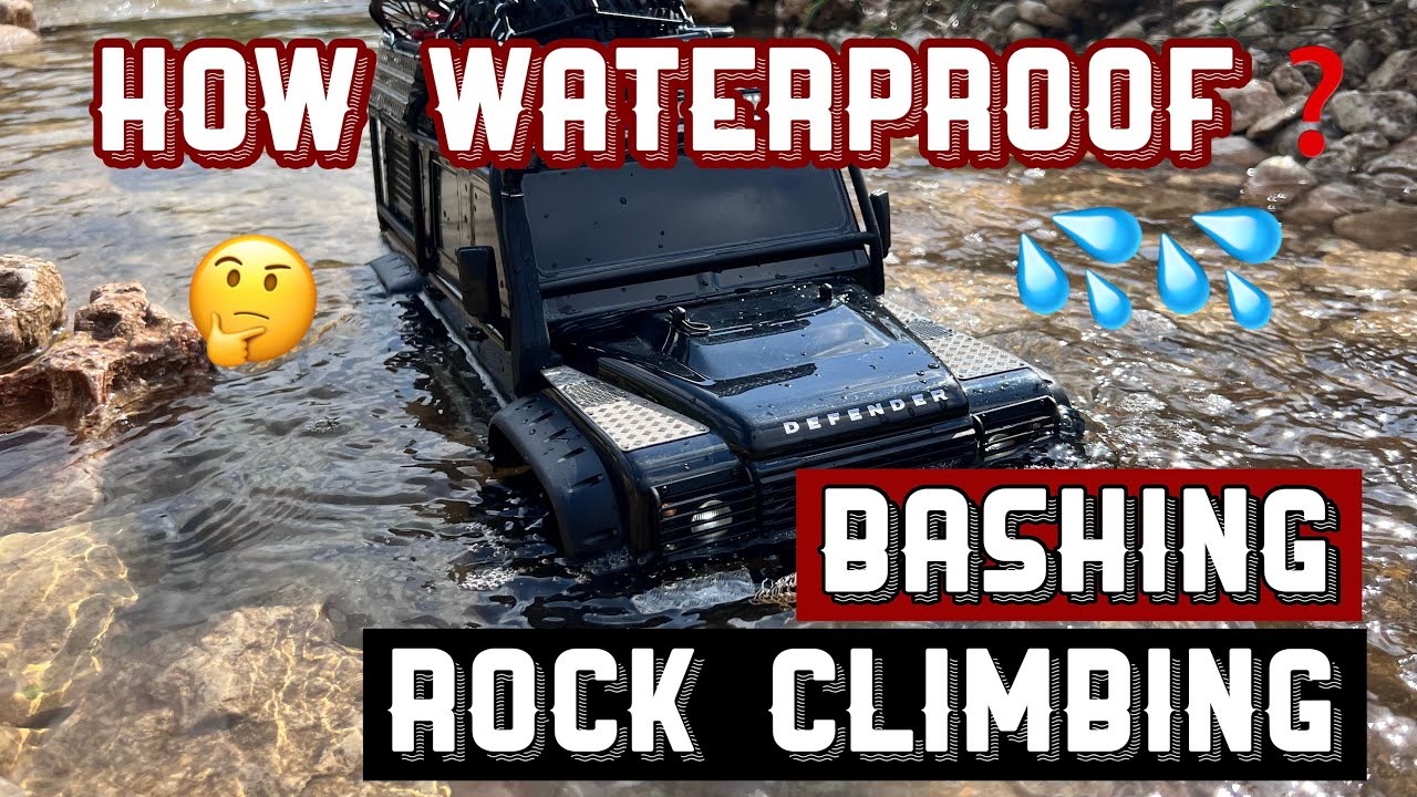 TRAXXAS TRX-4  Defender River Rock Extreme | Water Resistant Test