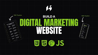 Create a Digital Marketing Agency Website Responsive (HTML, CSS, Java Script) #4