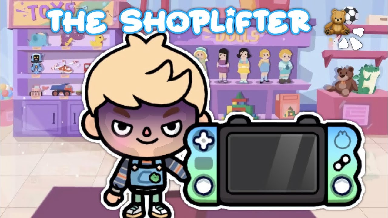 The *SHOPLIFTER* 🛒🧸 || *WITH VOICE* 🎙️|| Toca Boca TikTok Roleplay 🩵🌈