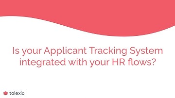 Is your Applicant Tracking System integrated with your HR flows?