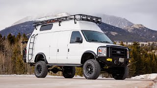 2009 Ford E350 V10 4x4 ultimate fly fishing base camp build!