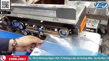 Máy hàn miệng túi liên tục SFR-980 có in date