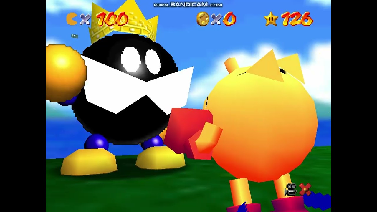 Super Mario 64 Coop Deluxe: Pac-Man (Gameplay)