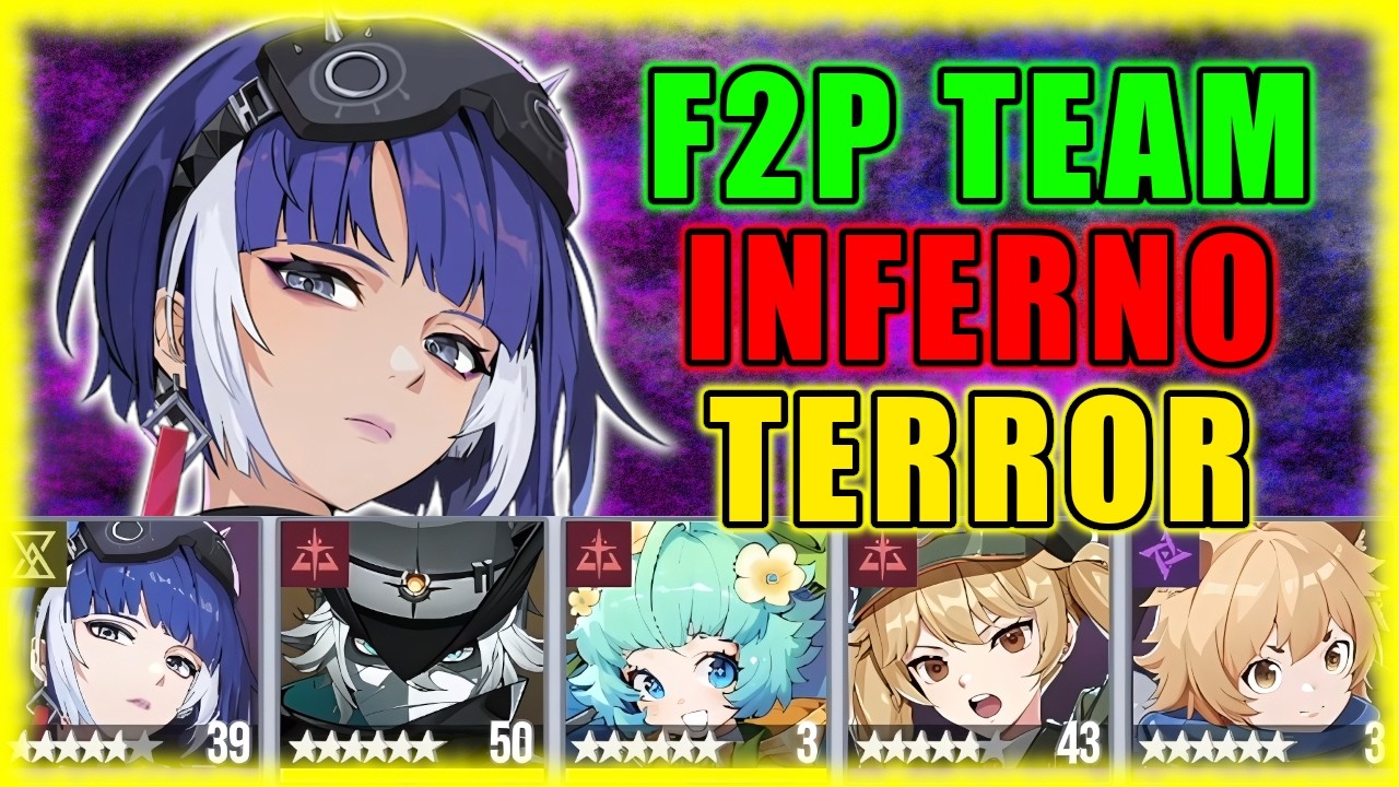 🔥 INFERNO TERRORMATON with F2P TEAM on AUTO!!! (Etheria Restart Guide & Tips)