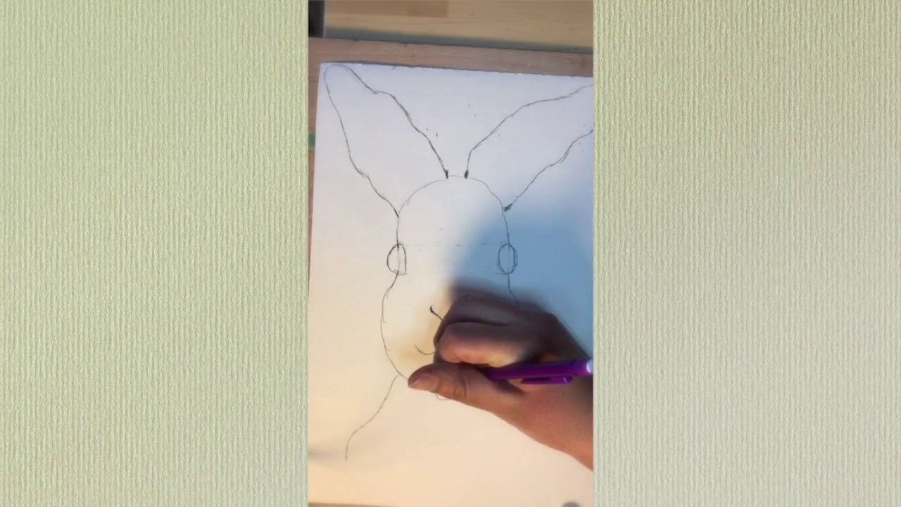 Easter Bunny Watercolor Tutorial ! - YouTube