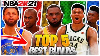 TOP 5 BEST BUILDS for NBA 2K21 NEXT GEN! TOP 5 BEST BUILDS 2K21 NEXT GEN!