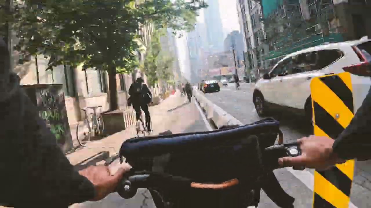 Biking Toronto's Urban Landscape: A First-Person Ride Through the City