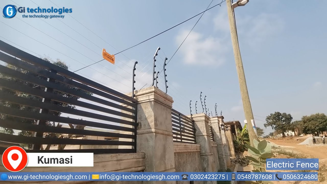 Electric Fence Installation Kumasi securityfence electricfenceinghana