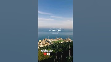 قال ربِّ إنّي ظلمت نفسي فاغفر لي فغفر له إنه هو الغفور الرحيم _القارئ ماهر المعيقلي