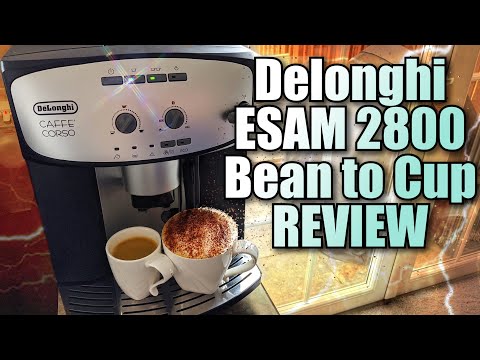 Video: Delonghi Esam 2600 kafijas automāts: klientu atsauksmes