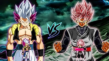 Gogeta Ultra Ego Instinct V2 (New) VS Goku Black SSR DBFZ V2 in Jump Force Mugen