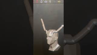 antler demo on #nomadsculpt #art #characterdesign #3d #monster #creature #howto #creature #design