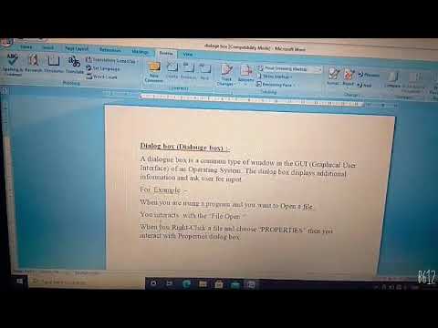 वीडियो: डायलॉग बॉक्स का उपयोग क्या है?