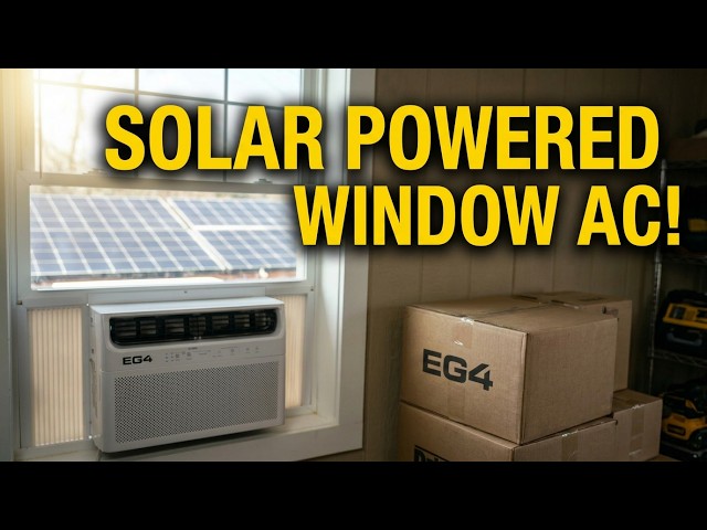 DIY EG4 Solar Window AC Installation – Start to Finish