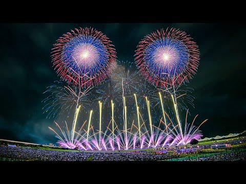 長岡花火 ３年ぶりの天地人花火 2022  - Nagaoka Fireworks Tenchijin Display 2022 - (Panasonic S5 + BRAW)