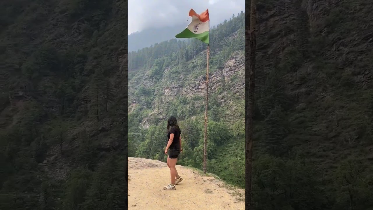 Lost in the green calm of Kasol 🌿⛰️ where every breeze feels like a hug from nature 💚