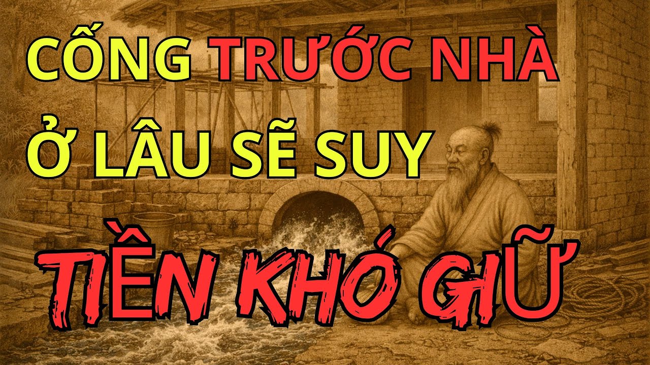 Phong Thủy :  Cống Trước Cửa Nhà – Vì Sao Ở Lâu Khó Giữ Tiền | Phong Thủy
