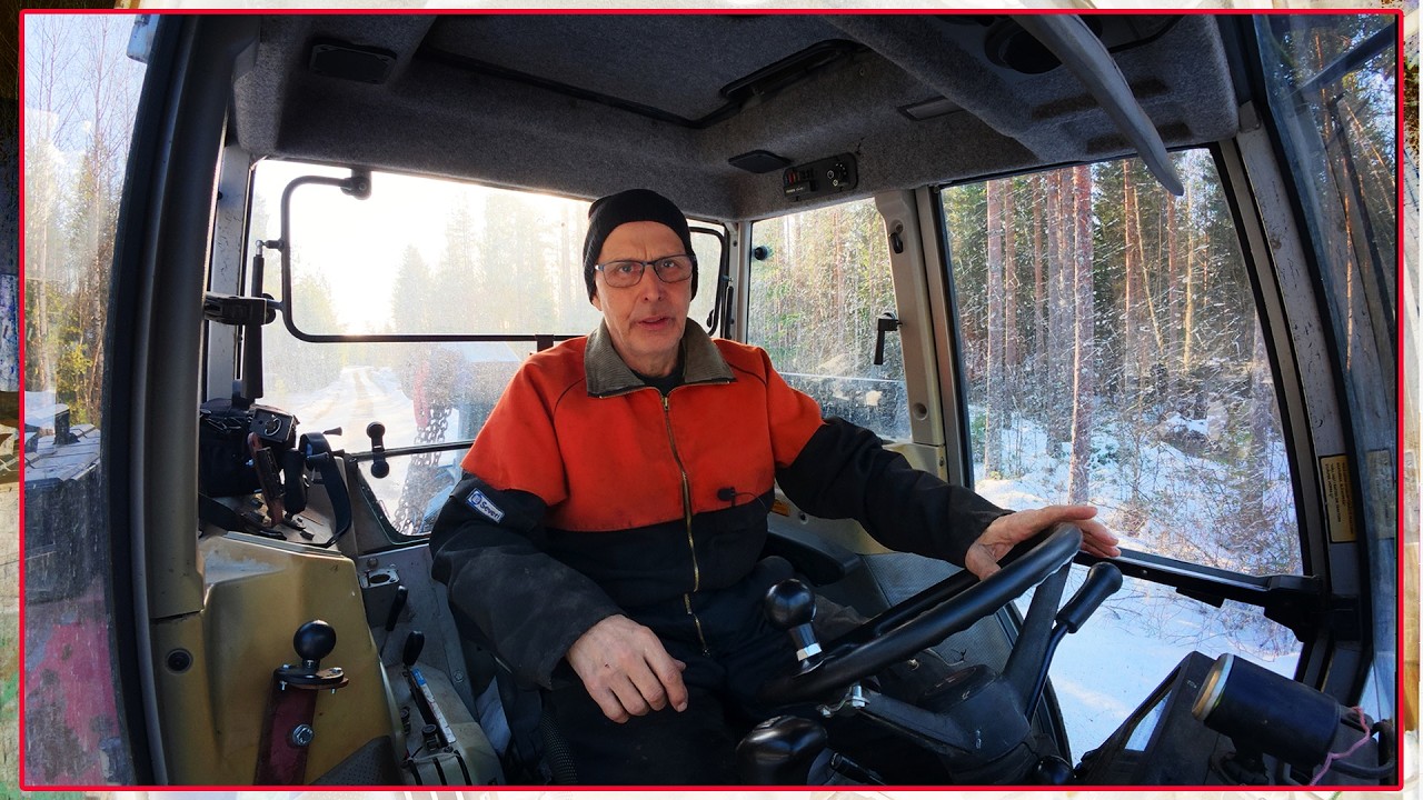 Kevään viimeenen hakkuupäivä ja uraa.