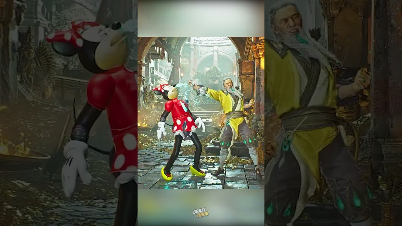 Minnie Mouse Takes Down Shang Tsung