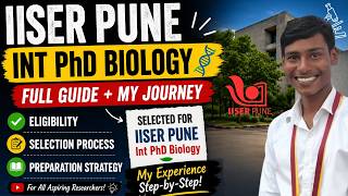 IISER Pune Integrated PhD Biology 🔬 | Selection Process + Interview Questions (REAL Experience)