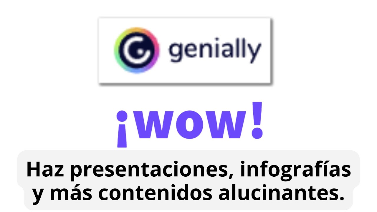 🔴¿Como usar/ crear 😱GENIALLY 👉tutorial _ presentaciones FULL [ESPAÑOL ...