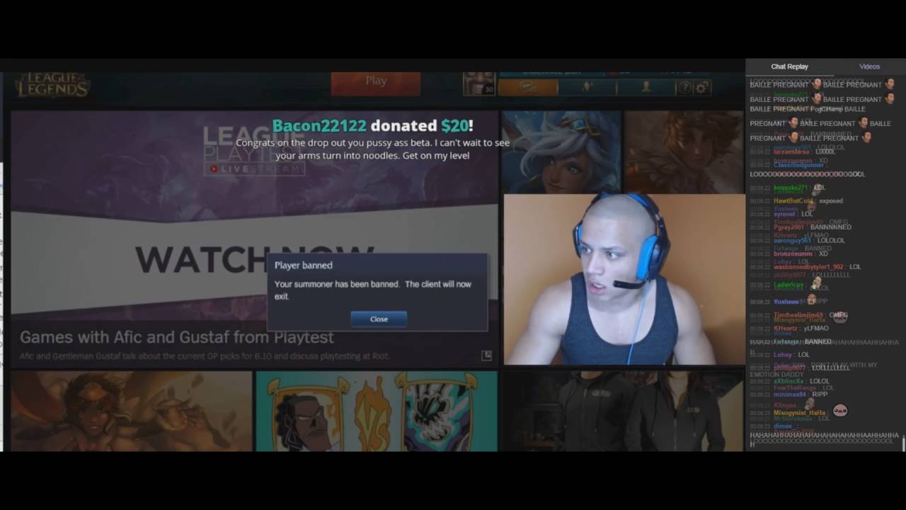 LolTyler1 shows nude picture on stream #banned - YouTube.