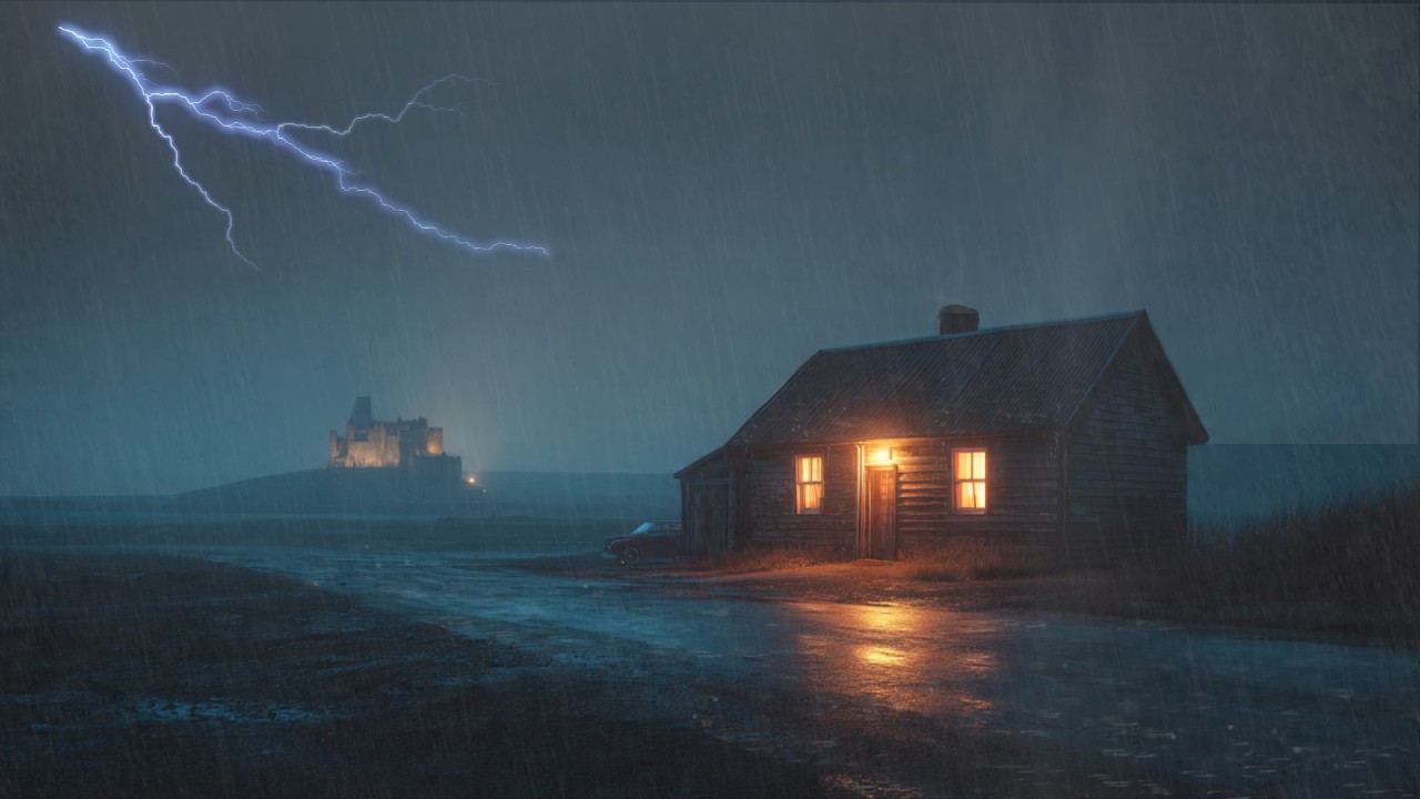 Heavy Rain and Thunder Sounds ⛈️ | Calming Rain Ambience for Sleeping