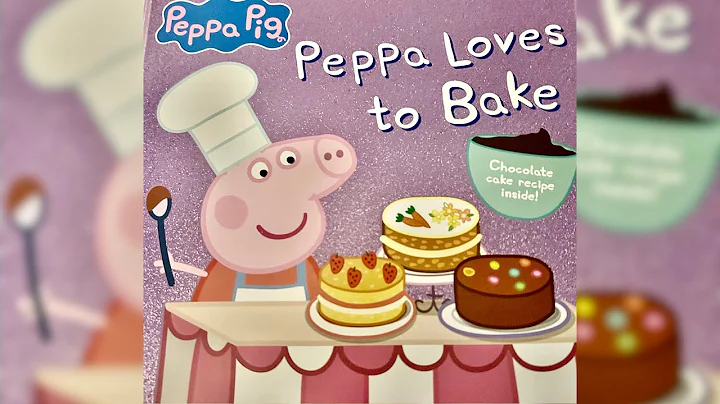 Peppa loves to bake 🐷 🎂 