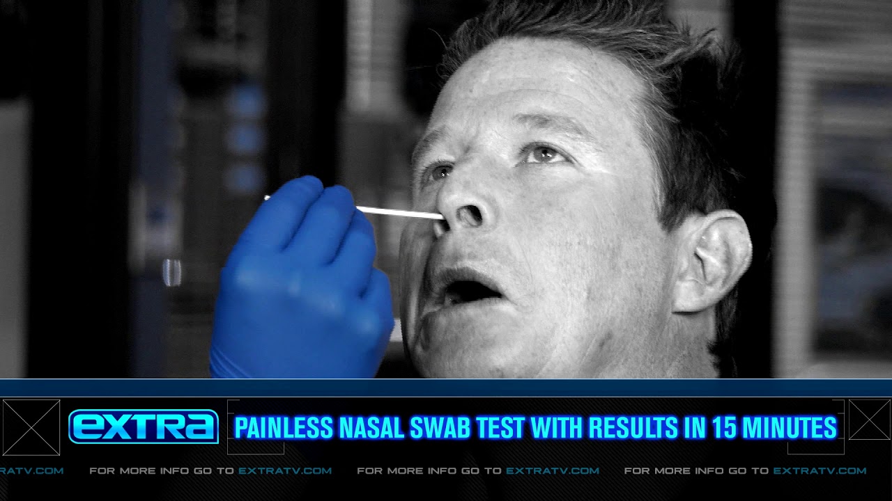 ‘Extra’s’ Billy Bush Takes the New COVID-19 Test