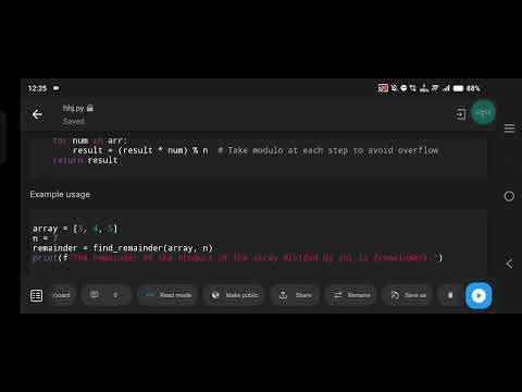 Find Remainder of Array Multiplication Divided by N in Python | Python Coding Solution