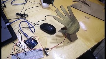 CardBoard - waving hands using Arduino / Ultrasonic sensor / Servo motor