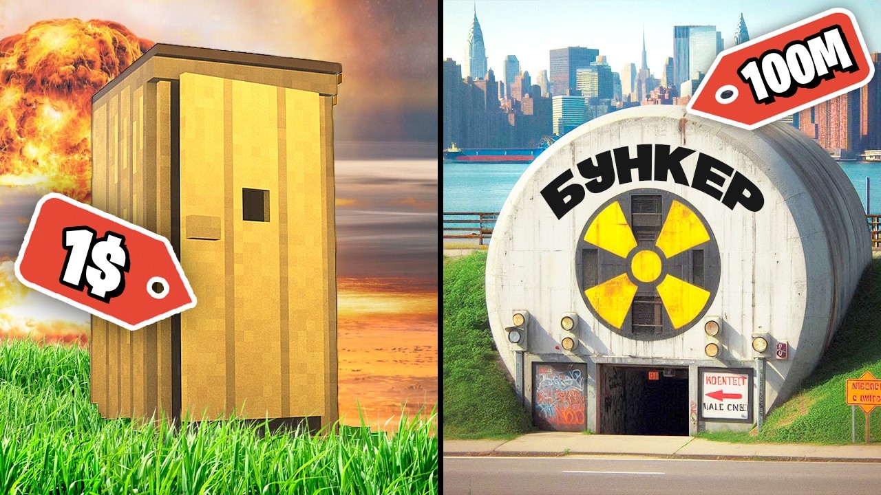 1$ vs 100.000.000$ БУНКЕРЫ против ЯДЕРНОГО ВЗРЫВА ► Teardown