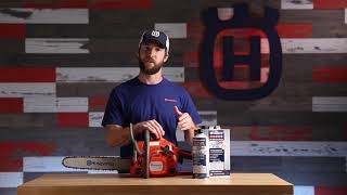 How to Fill Your Chainsaw's Fuel Tank | Husqvarna