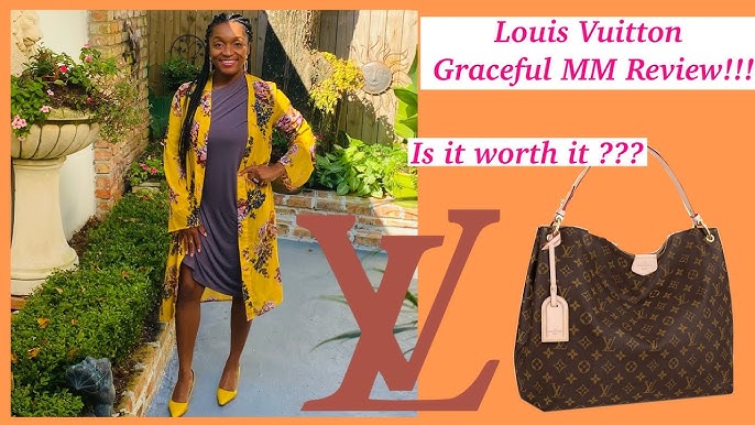 Louis Vuitton Graceful MM Damier Ebene Review, Modshots & Wear and