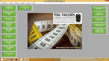 Tailor Management System (Billing and Measurement Solution)/Darzi Shop Software -Pakistan