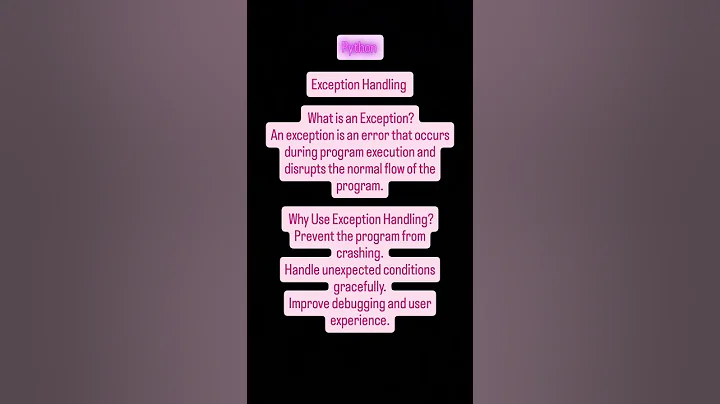 "Python Exception Handling 🐍 | Catch Errors, Prevent Crashes & Improve User Experience"