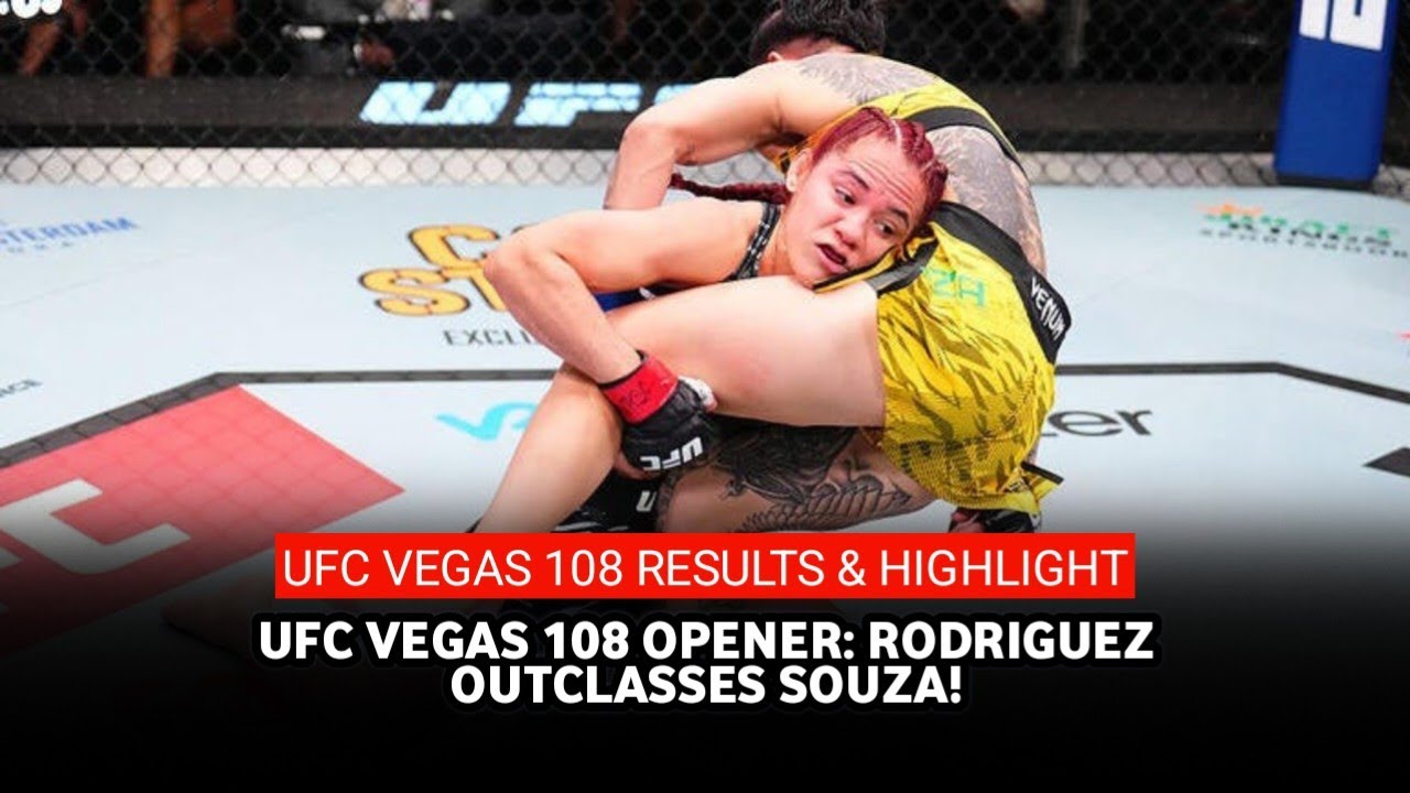 Piera Rodriguez Wins a Controversial Split Decision at UFC Vegas 108!