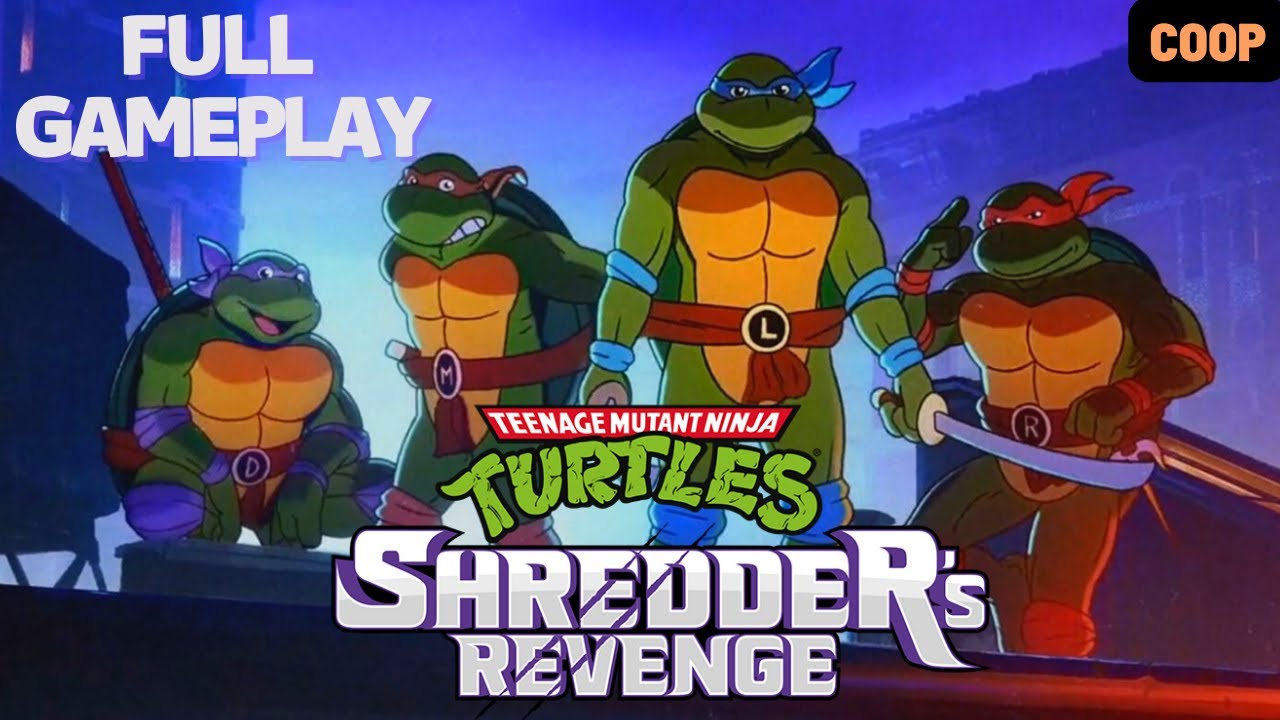 COWABUNGA Teenage Mutant Ninja Turtles Shredder's Revenge Coop Full