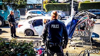 Venice Takes Action: Homeless Encampment Cleanup Underway on Lake Street