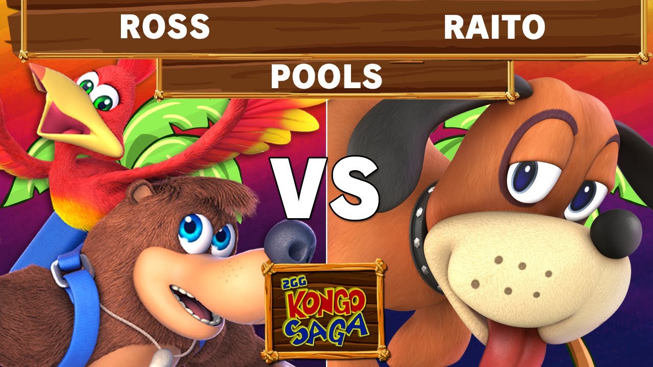 2GG Kongo Saga - Ross (Banjo) VS TG | Raito (Duck Hunt) - Smash Ultimate - Pools