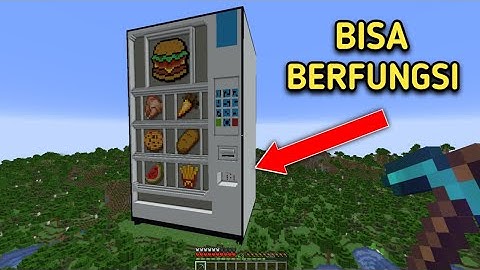 Gw Membuat Vending Machine Yg Bisa Berfungsi Di Minecraft Survival