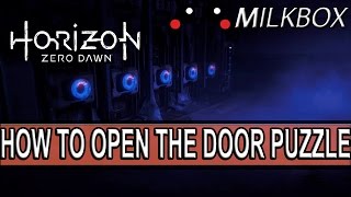 Horizon Zero Dawn | Ancient Armory Door Puzzle 1 Solution