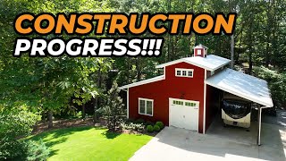 RV Storage Barndominium Tour Inside & Out + Construction Progress // Plans & Drawings Available