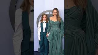 and daughter Vivienne made an award-worthy entrance at the 2024