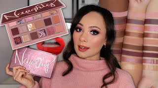 HUDA BEAUTY NAUGHTY NUDES EYESHADOW PALETTE!