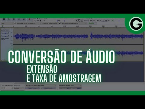 Vídeo: Como Alterar A Taxa De Amostragem